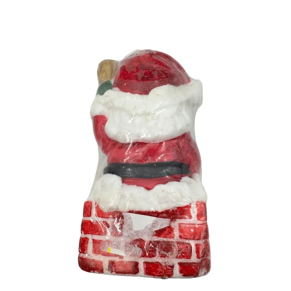 Vintage Santa‎ Claus Candle Chimney Christmas Holiday Decor Japan